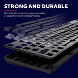 Trust GXT 866 Torix mekanisk gaming-tastatur (sort, amerikansk layout (QWERTY), Huano Red, 100 %, RGB)
