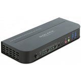 Delock HDMI KVM-switch KVM-switch (sort, 4K 60 Hz, USB 3.0, lyd)