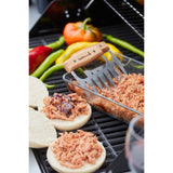 Grillsæt med 2 kødkløer grillbestik (fsc)