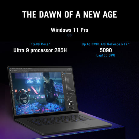 Asus rog zephyrus g16 gu605cm-qr026w 16 gaming bærbar computer (mørkegrå | ultra 9 285h | rtx 5060 | 16 GB | 1 TB SSD)
