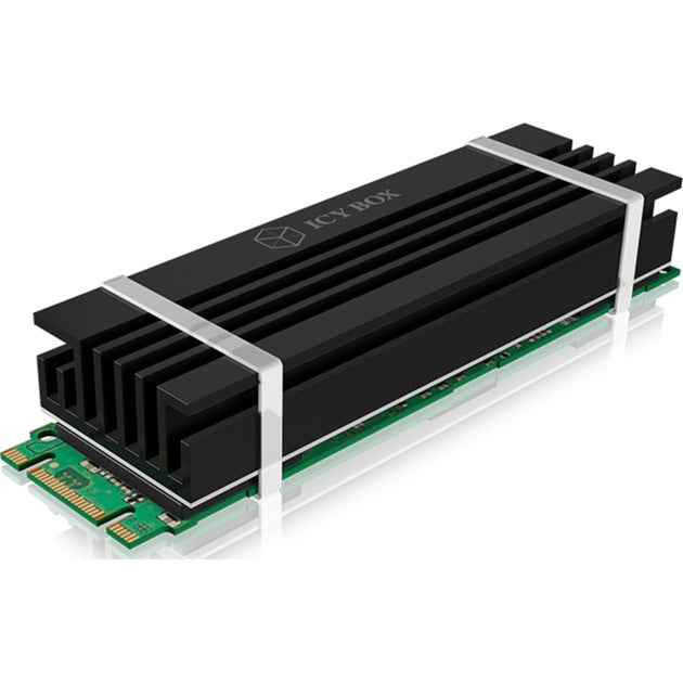 Icy box ib-m2hs-70 heatsink (sort, understøtter m.2 2280 SSD)