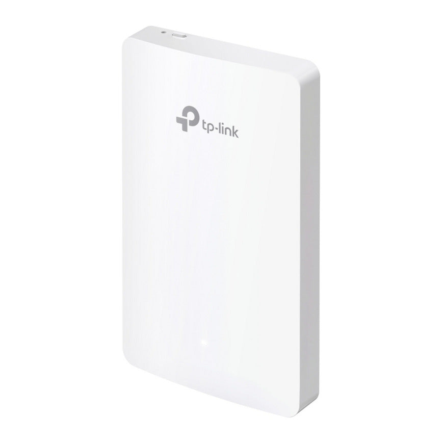 Tp-link omada eap615-wall ax1800 vægplade wifi 6 adgangspunkt (hvid, poe)