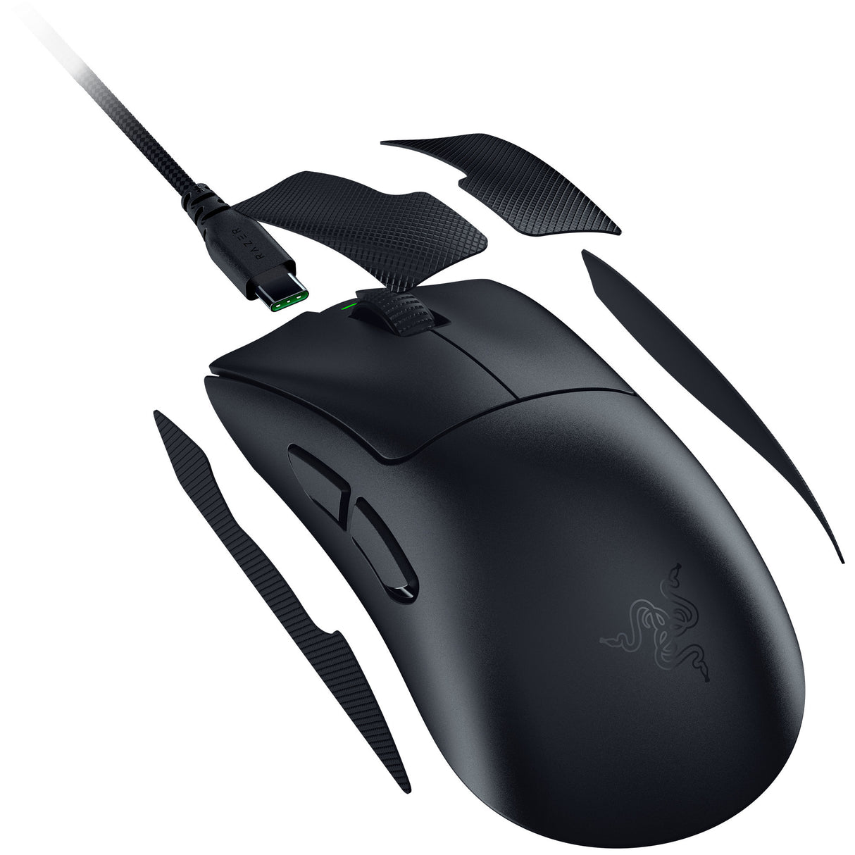 Razer deathadder v4 pro gaming mus (sort, op til 45.000 dpi, 8000 hz)