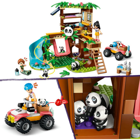 Lego ® friends the panda shelter, byggesæt, legetøj - 42648