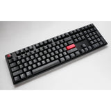 Ducky one 3 carbon black mekanisk tastatur (carbon, us-layout (qwerty), cherry mx brown, 100%, pbt double shot, hot swap)