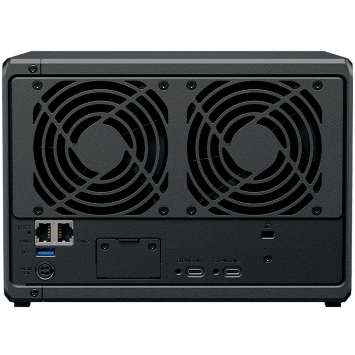 Synology diskstation ds1525+ nas (sort, 2x LAN, USB)