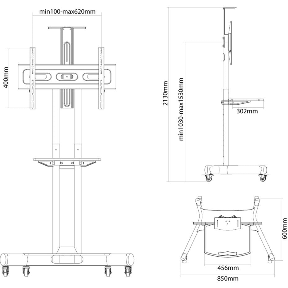 Neomounts nm-m1700sort montering (sort)