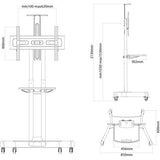 Neomounts nm-m1700sort montering (sort)