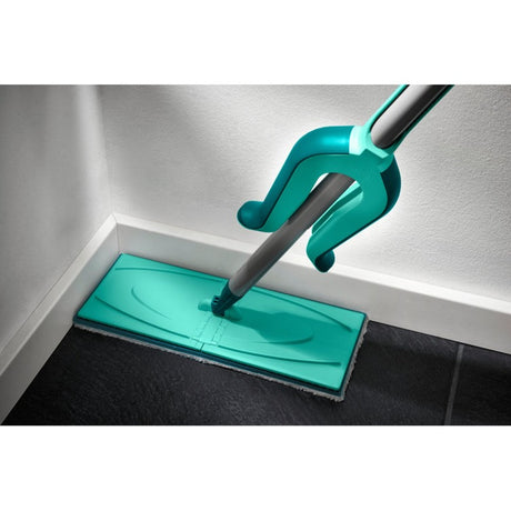 Leifheit picobello gulvvisker s micro duo med håndtag - 27 cm viskebredde - turkis - grå