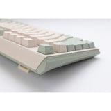 Ducky one 3 matcha tkl mekanisk tastatur (creme, us layout (qwerty), cherry mx blue, 80% (tkl), pbt double shot, hot swap)