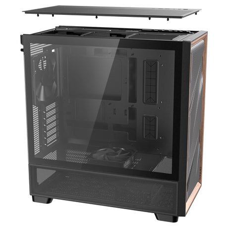 Antec Flux Midi Tower-hus (sort | 2x USB-A | 1x USB-C | hærdet glas)