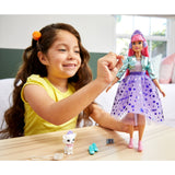 Barbie prinsesse eventyr - tusindfryd dukke