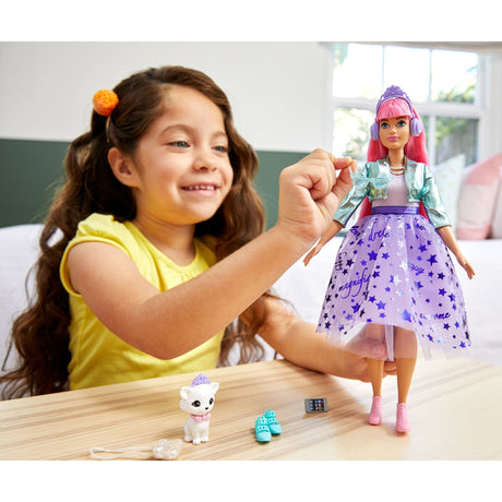 Barbie prinsesse eventyr - tusindfryd dukke