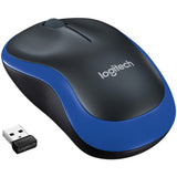 Logitech trådløs mus m185 (blå, detailhandel)