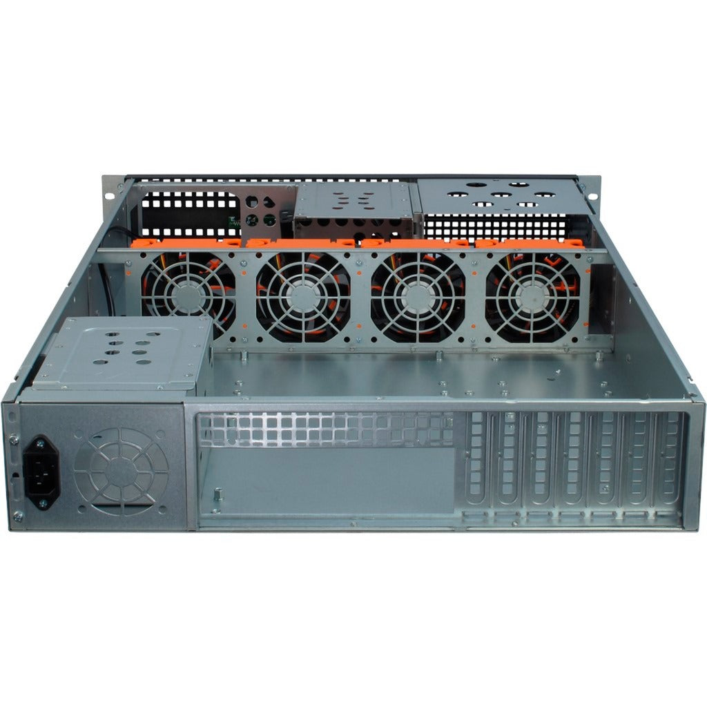 Inter-tech 2u-2129-n rackhus (sort | 2x USB-A)