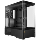 Antec c6 curve air midi tårnhus (sort | 2x USB-A | 1x USB-C | hærdet glas)