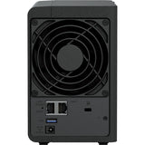 Synology diskstation ds225+ nas (sort, 1x 1GB LAN, 1x 2,5GB LAN, 2x USB 3.2 gen 1)