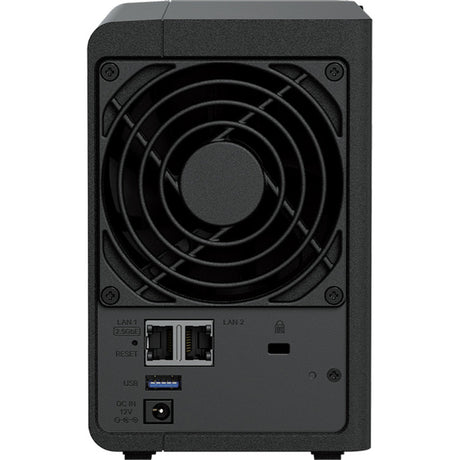 Synology diskstation ds225+ nas (sort, 1x 1GB LAN, 1x 2,5GB LAN, 2x USB 3.2 gen 1)