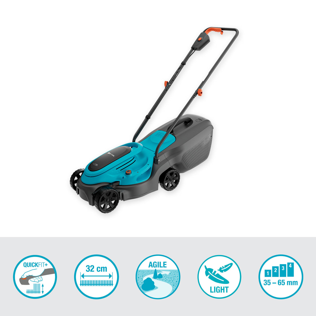 Gardena plæneklipper easymax 32 18v p4a solo