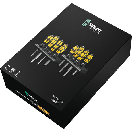 Wera big pack 900 skruetrækkersæt (sort gul, 13 styk)