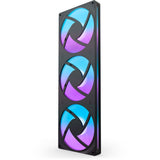 Nzxt f420 rgb core case fans (sort, 3 stykker, 420 x 140 x 26 mm)