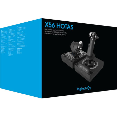 Logitech g x56 h.o.t.a.s. gaming hotas (sort)
