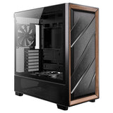 Antec Flux Midi Tower-hus (sort | 2x USB-A | 1x USB-C | hærdet glas)