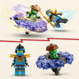 Lego ninjago 71849 ny vs. elementær monster spinner