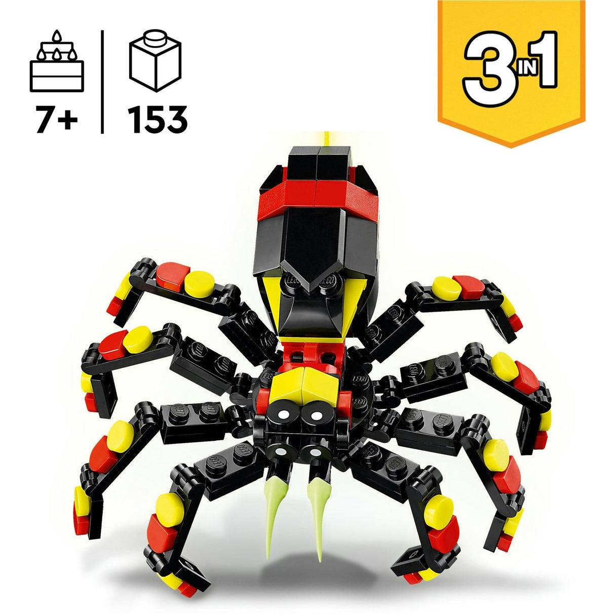 Lego Creator 3i1 vilde dyr: spændende edderkop - 31159