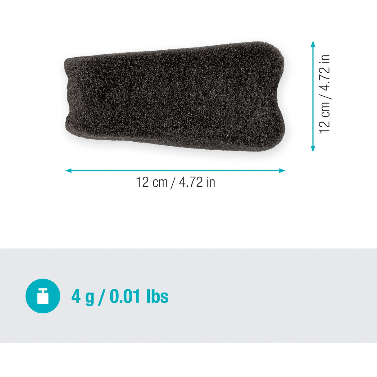 Gardena cleansystem svamp, reservedel til cleansystem cykelbørste 18848 svamp (sort, 18849-20)