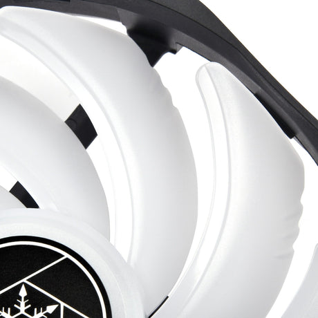 Silverstone air blazer 120r rgb case ventilator (sort, 120 x 25 x 120 mm, pwm)