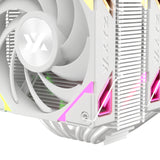 Xyz PC Gear Thermax 6 Duo RGB CPU-køler (hvid, Arbb, Pwm)