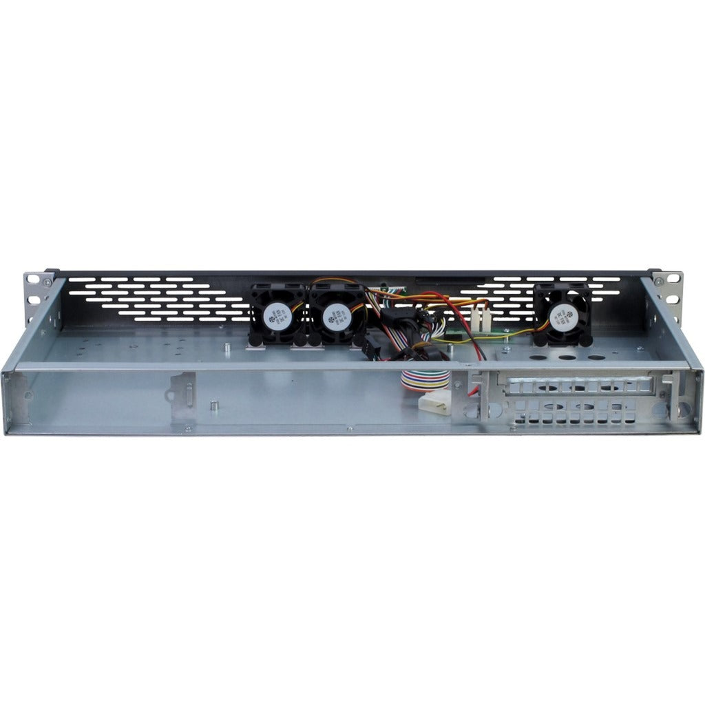 Inter-tech 1u k-125l rackhus (sort | 2x USB-A)