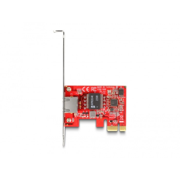 Delock pci express x1-kort til 1 x rj45 2,5 gigabit lan i225 nbase-t - lavprofilnetværksadapter