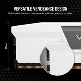 Corsair vengeance 32 gb ddr5-6000 (2x 16 gb) werkgeheugen (wit, cmk32gx5m2d6000z38w, xmp, expo)