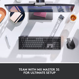 Logitech MX mekanisk tastatur (sort, amerikansk-internationalt layout (QWERTY), 100 %, Bluetooth)