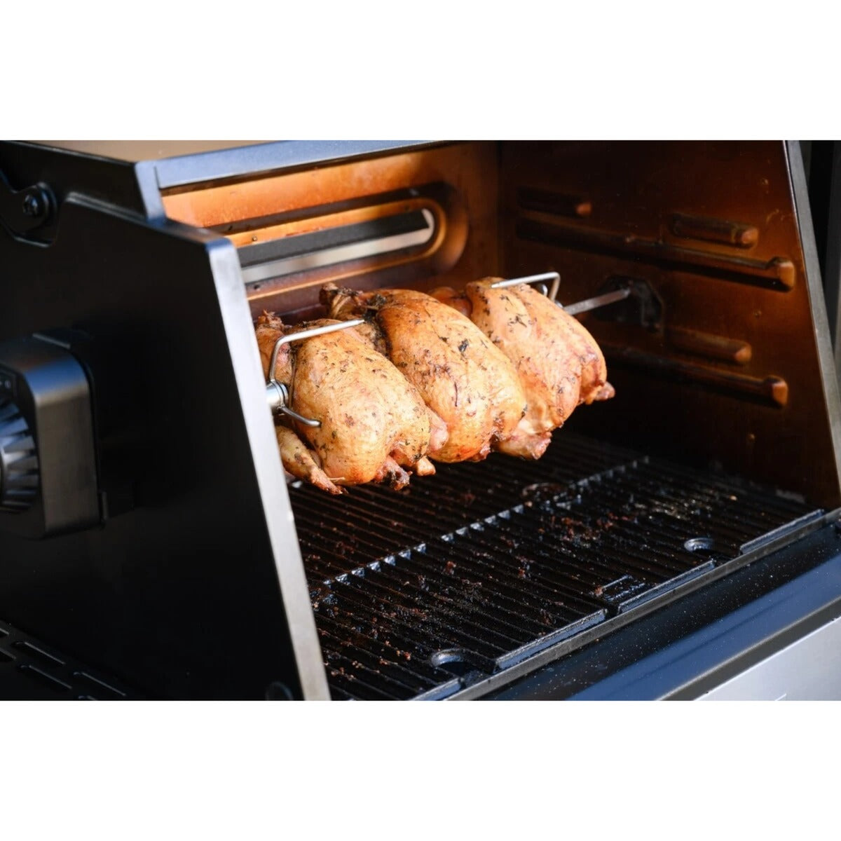 Masterbuilt gravity serie rotisserie kit (rustfrit stål sort)
