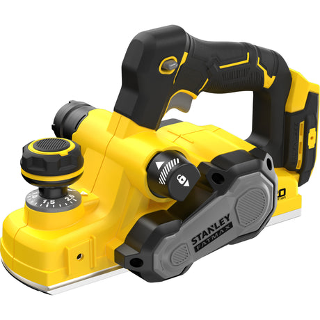 Stanley fatmax v20 18v børsteløs el-høvl (sort gul, batteri og oplader medfølger ikke)