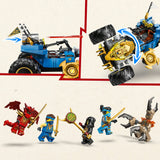 Lego ninjago - jay's transformerende bilkonstruktionslegetøj (71856)