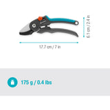 Gardena beskæringssaks premiumcut til tørt træ (grå turkis, amboltskåret, 20 mm beskæringsdiameter)
