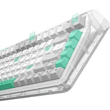 Iqunix OG80 ormehul trådløst mekanisk tastatur (grå, amerikansk layout (QWERTY), Cherry MX Brown, 80% (TKL), RGB LED'er, hot-swappable, PBT, 2,4GHz | Bluetooth 5.1 | USB-C)