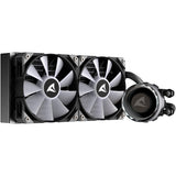 Sharkoon s80 rgb vandkøling (sort, 4-benet pwm ventilatorstik)