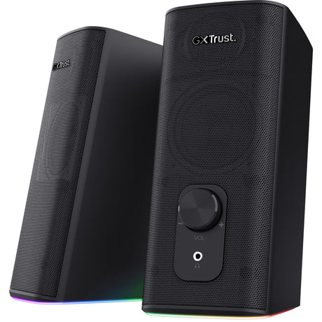 Trust GXT 612 Cetic PC-højttaler (sort, Bluetooth, RGB)