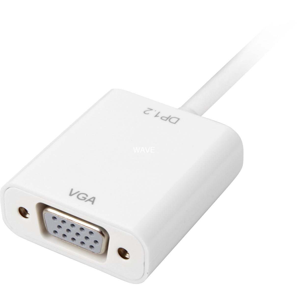 Sharkoon adapter mini display port --> vga, 15 cm (hvid)