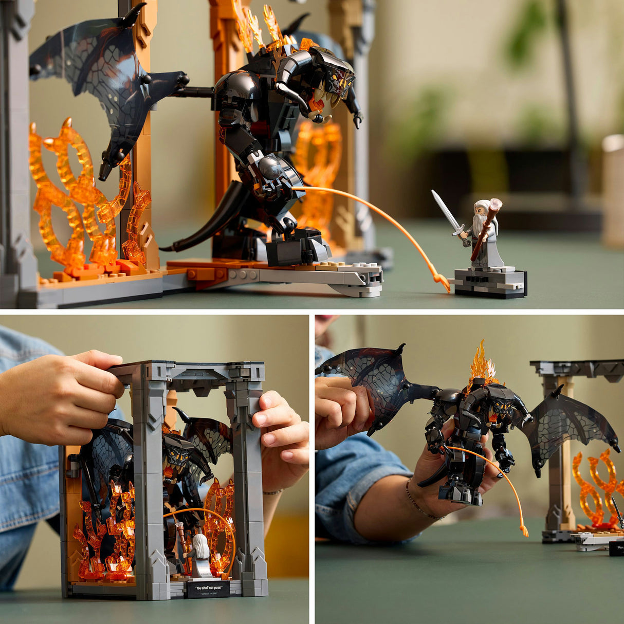 Lego ikoner bogstøtte: ringenes herre – balrog sæt - 10367