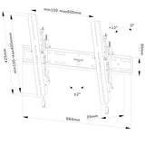 Neomounts select wl35s-850bl16 tv vægbeslag montering (sort)