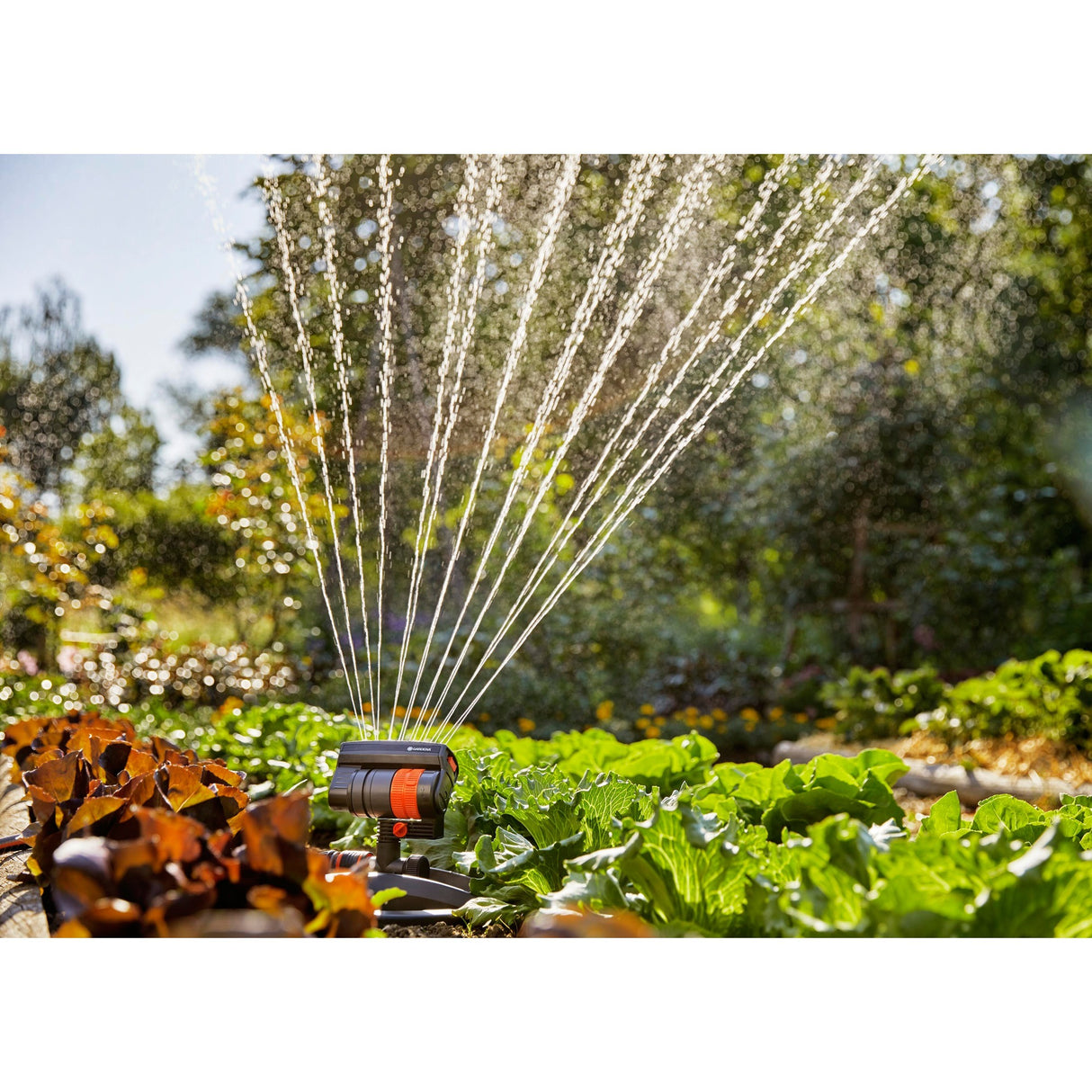 Gardena oscillerende sprinkler aquazoom compact - havesprinkler - 9 til 216 m²