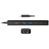 Club 3D USB Gen1 Type-C 6-i-1 Hub dockingstation (sort)