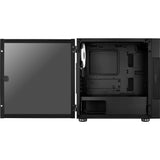 Aerocool atomic v2 mini tårnhus (sort | 2x USB-A | vindue)