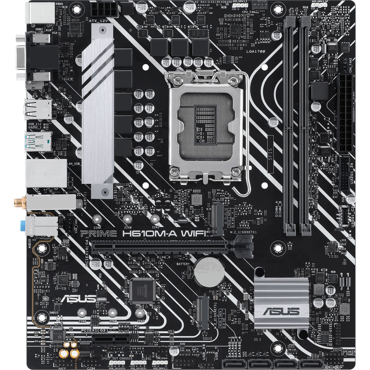 Asus prime h610m-a wifi socket 1700 bundkort